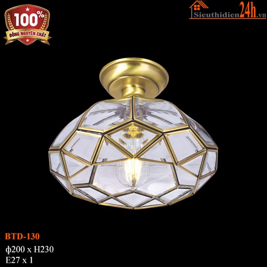 Đèn Thả Trần Cổ Điển Euroto BTD-130