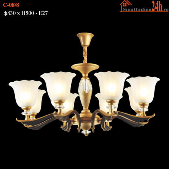 Đèn Chùm Cổ Điển Euroto C-08/8