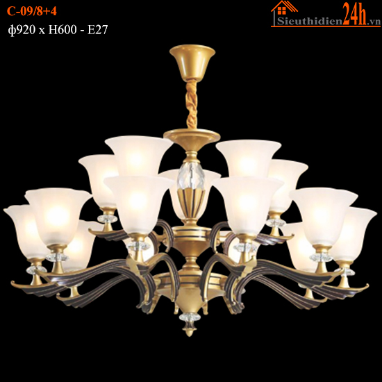 Đèn Chùm Cổ Điển Euroto C-09/8+4