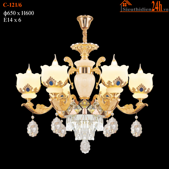 Đèn Chùm Cổ Điển Euroto C-121/6