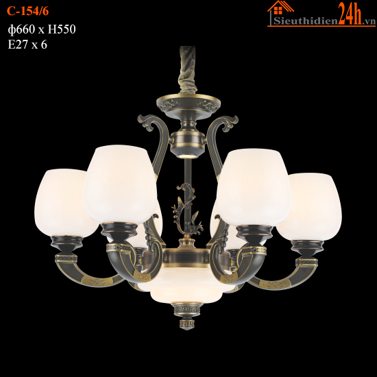 Đèn Chùm Cổ Điển Euroto C-154/6
