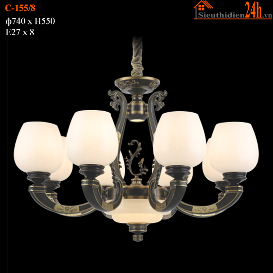 Đèn Chùm Cổ Điển Euroto C-155/8
