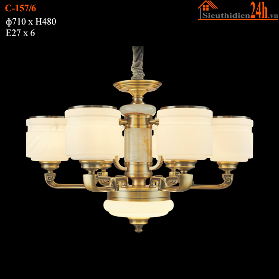 Đèn Chùm Cổ Điển Euroto C-157/6