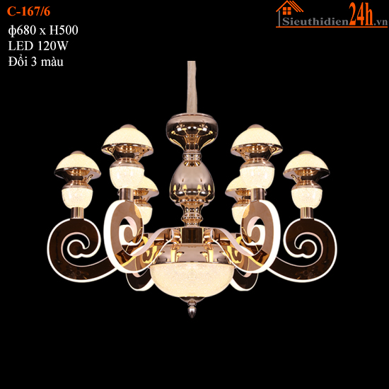 Đèn Chùm Cổ Điển Euroto C-167/6