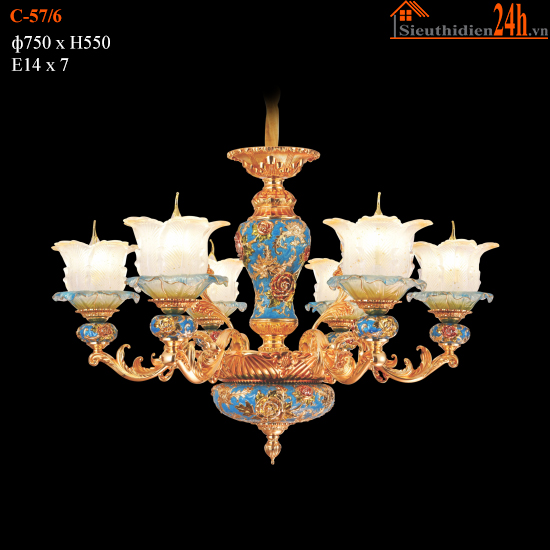 Đèn Chùm Cổ Điển Euroto C-57/6