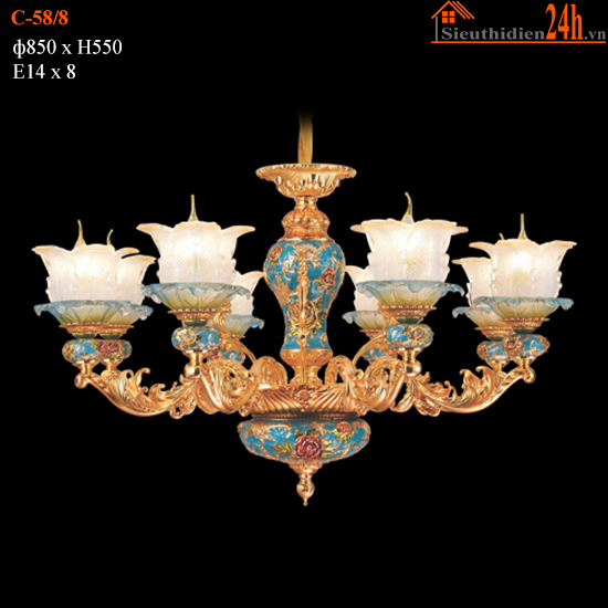 Đèn Chùm Cổ Điển Euroto C-58/8