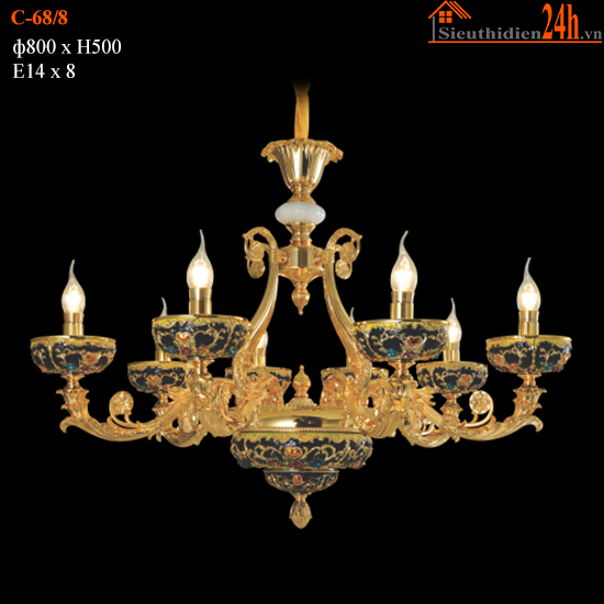 Đèn Chùm Cổ Điển Euroto C-68/8
