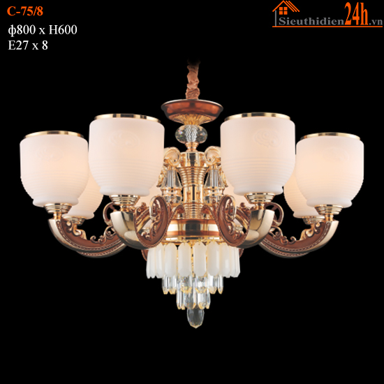 Đèn Chùm Cổ Điển Euroto C-75/8