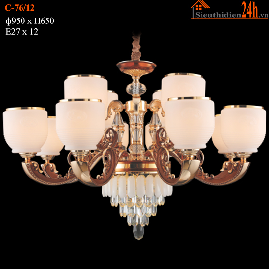 Đèn Chùm Cổ Điển Euroto C-76/12