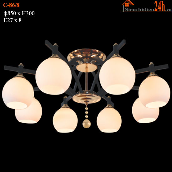 Đèn Chùm Hiện Đại Euroto C-86/8