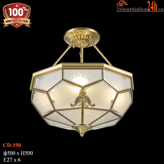 Đèn Thả Trần Cổ Điển Euroto CD-190