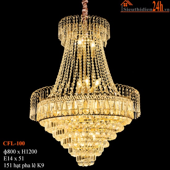Đèn Chùm Pha Lê Euroto CFL-100