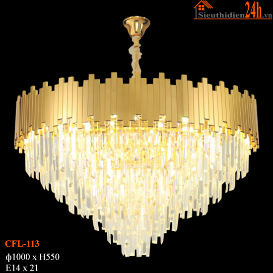 Đèn Chùm Pha Lê Euroto CFL-113