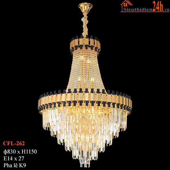 Đèn Chùm Pha Lê Euroto CFL-262