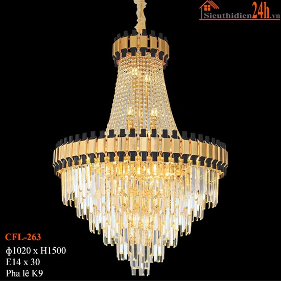 Đèn Chùm Pha Lê Euroto CFL-263