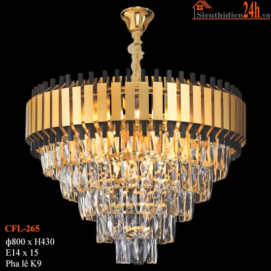 Đèn Chùm Pha Lê Euroto CFL-265