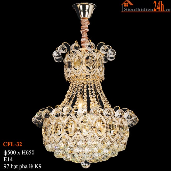 Đèn Chùm Pha Lê Euroto CFL-32