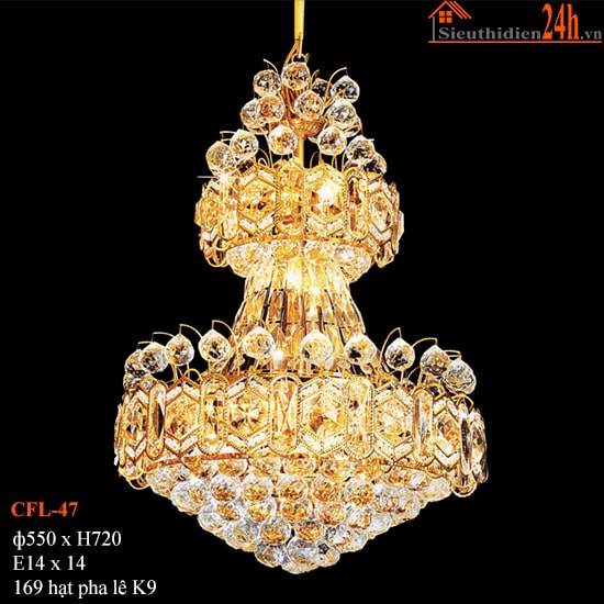 Đèn Chùm Pha Lê Euroto CFL-47