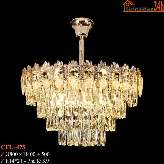 Đèn Chùm Pha Lê Euroto CFL-475