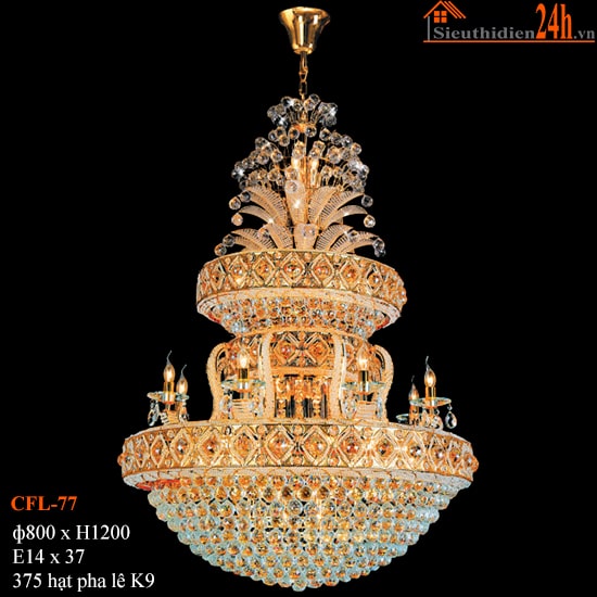 Đèn Chùm Pha Lê Euroto CFL-77