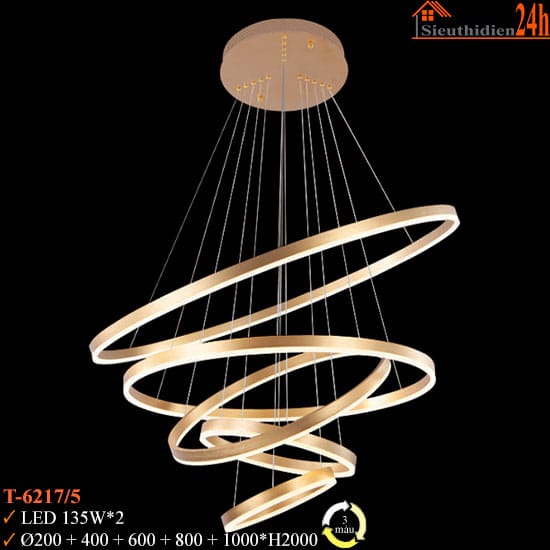 Đèn Thả Trần Euroto T-6217/5