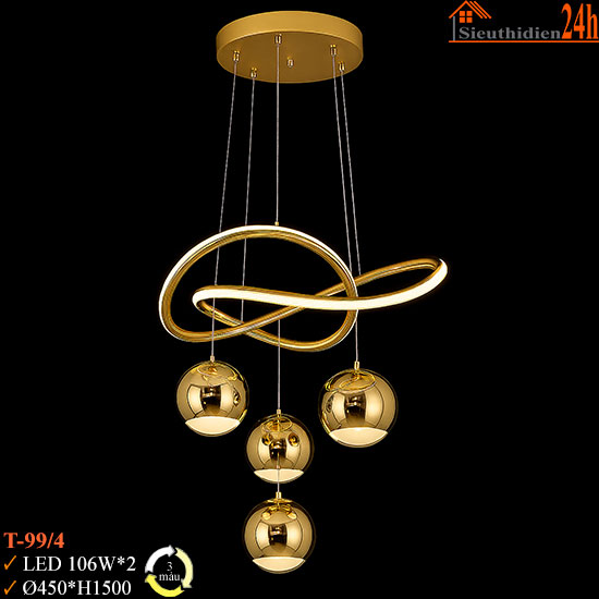 Đèn Thả Trần Euroto T-99/4