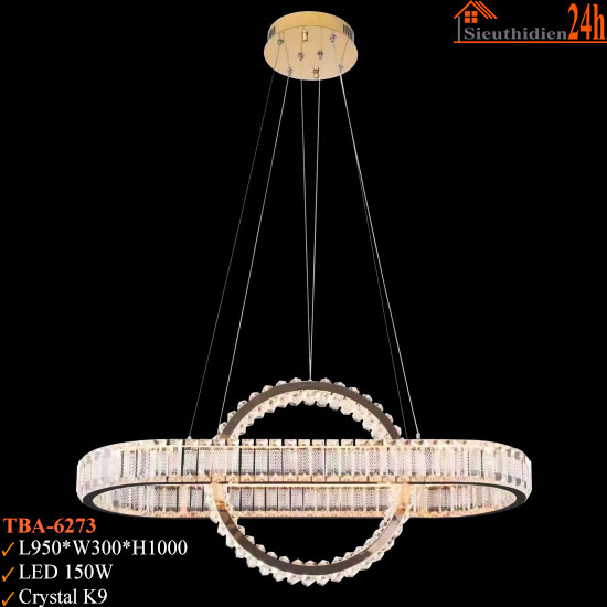Đèn Thả Pha Lê Euroto TBA-6273