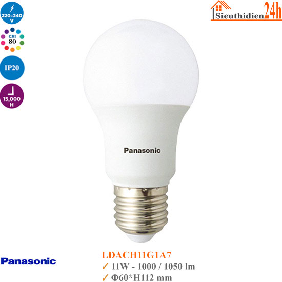 Bóng Đèn Led Bulb Panasonic A1 LDACH11DG1A7 11w