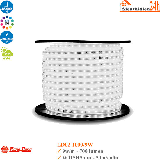 Đèn Led Dây Rạng Đông LD02 9W 220V