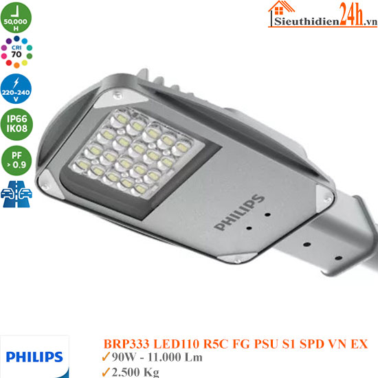 Đèn Đường Led Philips BRP333 LED110 90W