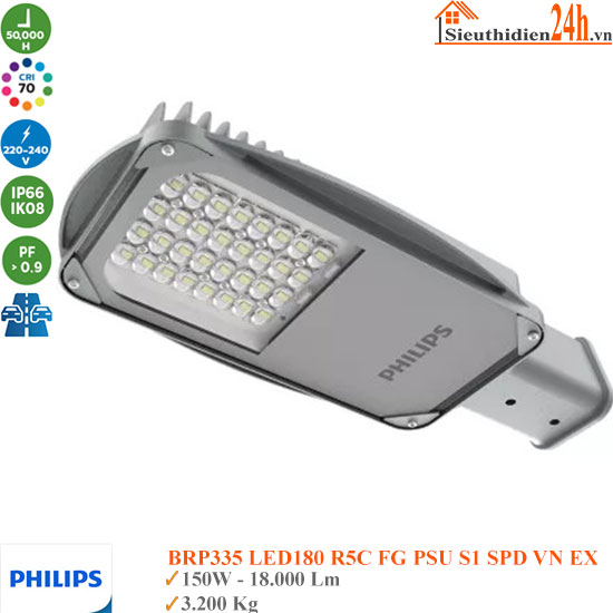Đèn Đường Led Philips BRP335 LED180 150W
