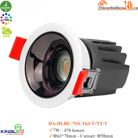 Đèn Spotlight KingLed Tourmaline DA-DLRC 7W T63