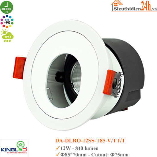 Đèn Spotlight KingLed Tourmaline DA-DLRO 12W T85