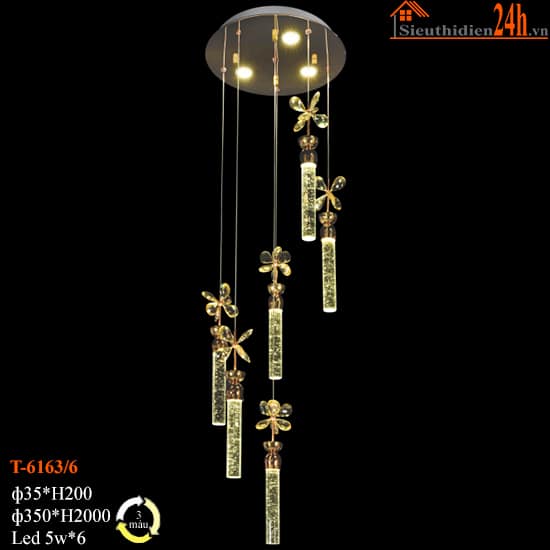 Đèn Thả Pha Lê Euroto T-6163/6