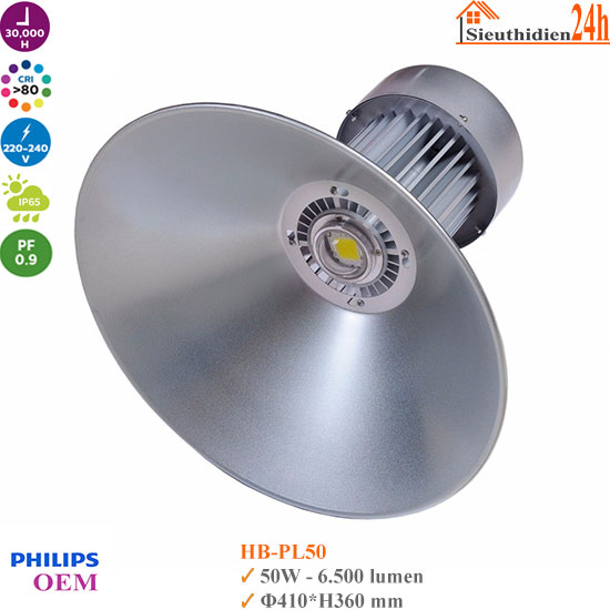 Đèn Led Highbay Philips OEM HB-PL 50W