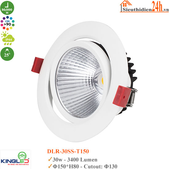 Đèn Spotlight KingLed Opal DLR-30SS-T150 30W