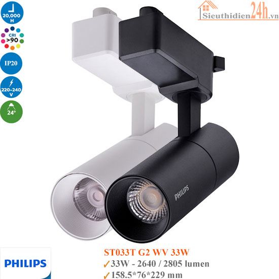 Đèn Rọi Ray Philips ST033T G2 WV 33W