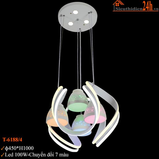 Đèn Thả Trần Euroto T-6188/4