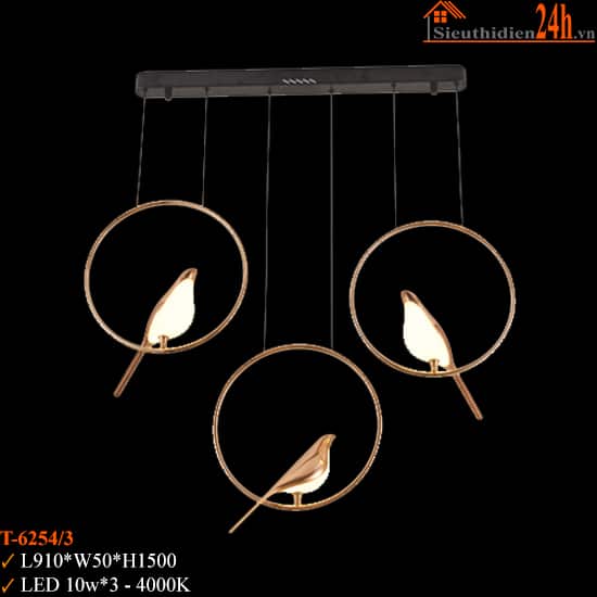 Đèn Thả Trần Euroto T-6254/3