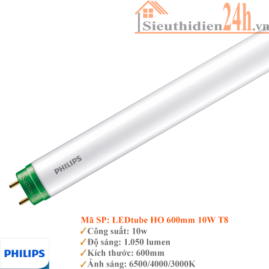 Bóng Đèn Tuýp Philips Ledtube HO 10W 0m6