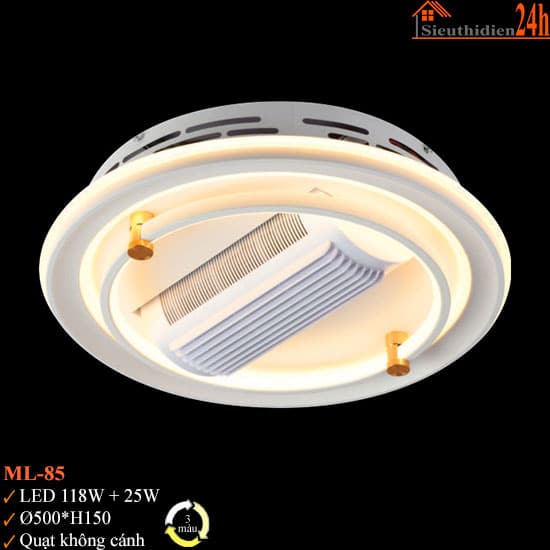 Đèn Quạt Không Cánh Euroto ML-85