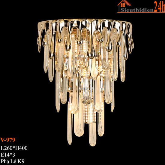 Đèn Tường Pha Lê Euroto V-979