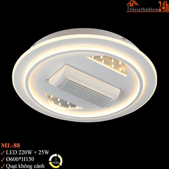 Đèn Quạt Không Cánh Euroto ML-88