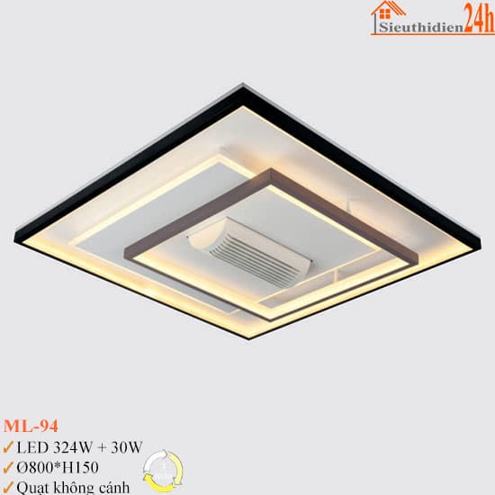 Đèn Quạt Không Cánh Euroto ML-94