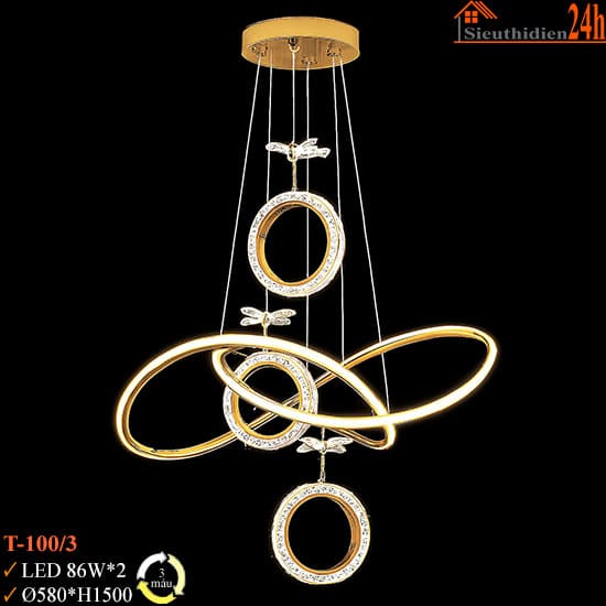 Đèn Thả Trần Euroto T-100/3