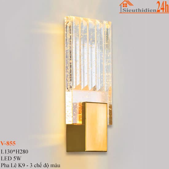 Đèn Tường Pha Lê Euroto V-855