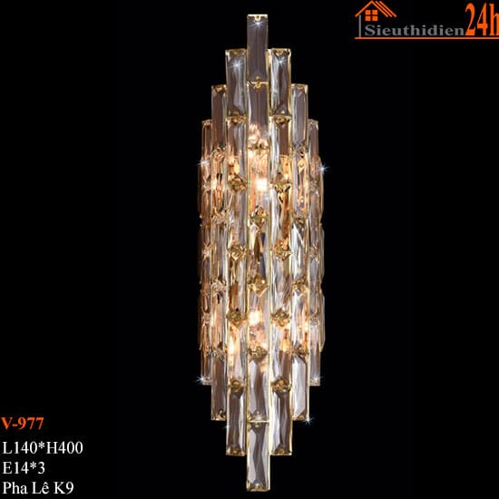 Đèn Tường Pha Lê Euroto V-977