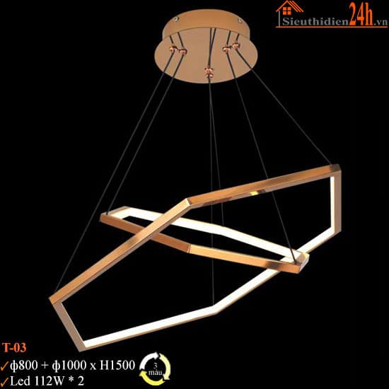 Đèn Thả Trần Euroto T-03