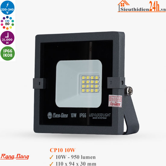 Đèn Pha Led Rạng Đông CP10 10W