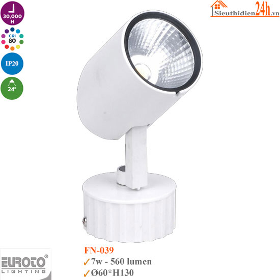 Đèn Rọi Đế Ngồi Euroto FN-039 7w